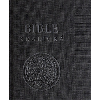 Poznámková Bible kralická černá