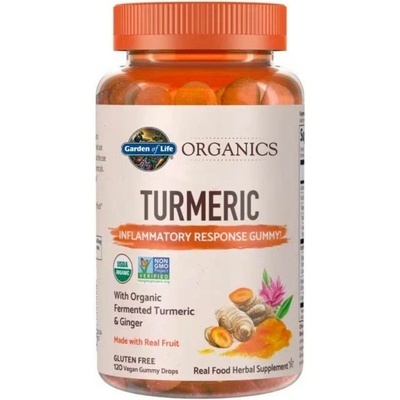 Garden of Life Mykind Organics Turmeric Real Fruit 120 vegan gummy drops