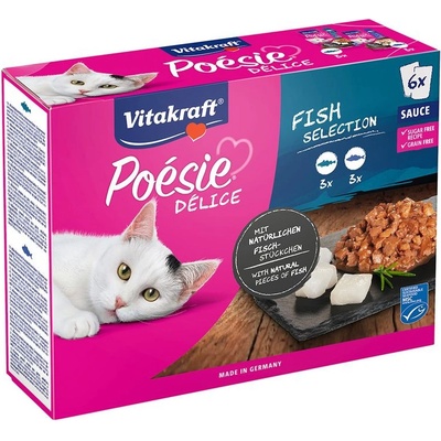 Vitakraft Cat Poésie Déli Sauce Multipack rybie 7 x 85 g