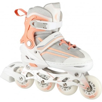 NILS Extreme Регулируеми ролки 2в1 Nils Extreme NH18190 Бяло / Розово