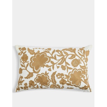 Marks & Spencer Възглавка от ленена смес с цветен бродиран десен Marks & Spencer златиста Marks & Spencer | Zlaten | Home | ЕДИН РАЗМЕР