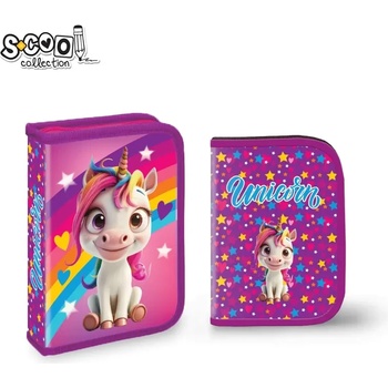 S-Cool Несесер s-cool с 1 цип, 32 части, unicorn