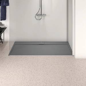 Ideal Standard i. life Ultra Flat S правоъгълно душ корито, асфалтово сиво, 170x80 см (T5238FS)