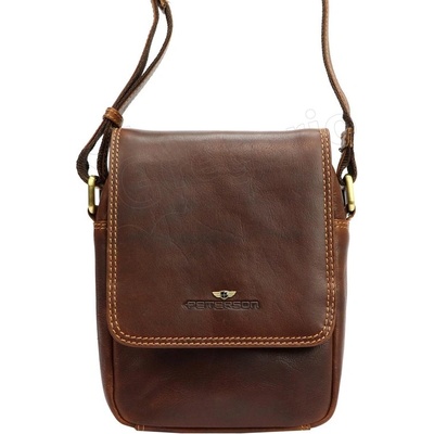 Peterson pánské crossbody PTN TB-708-COM koňaková