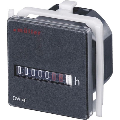 Müller BW 40.18 230V 60Hz počítadlo prevádzkových hodín Valčekové počítadlo