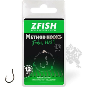 ZFISH Háčky Method Feeder PRO 1 Ve. 14