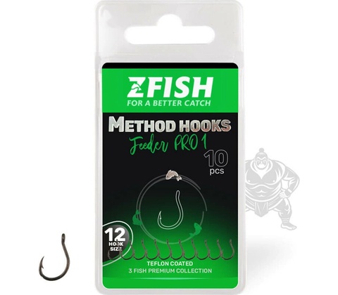 ZFISH Háčky Method Feeder PRO 1 Ve. 8