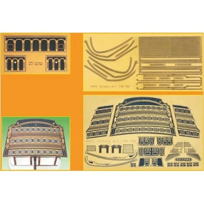 Mantua Model Gravírované diely drevo: HMS Victory 1:78