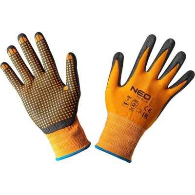 NEO TOOLS РАБОТНИ РЪКАВИЦИ, НАЙЛОН, НИТИЛОВО ТОЧКОВО ПОКРИТИЕ, 4131x, РАЗМЕР 10, 97-621-10 (97-621-10)