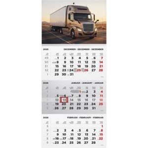 TopTimer Календар, за спедитори, тримесечен, в един блок, toptimer, „Камион (27t7200-006)