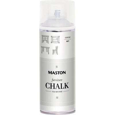 Maston Chalk Möbel Klarlack lak v spreji 400 ml matt priehľadný