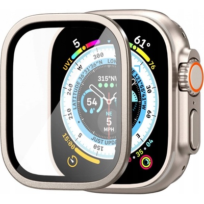 Spigen ochranné sklo tR Slim Pro pro Apple Watch Ultra 49mm, titanová AGL06161 – Zboží Živě