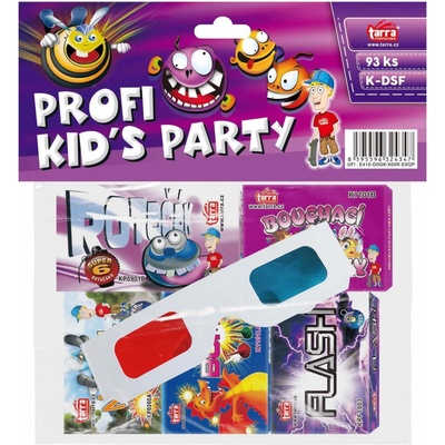 Dětský set PROFI KID&apos;S PARTY obsahuje 93 ks 30/1 Čína K-DSF