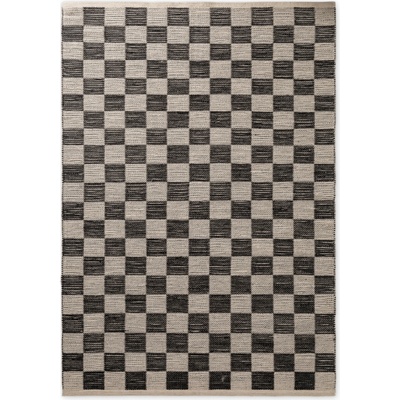 Hanse Home Handloom 106333 Rex White Black čiernobiela