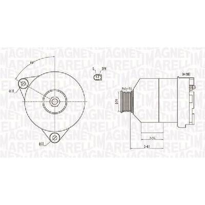 Alternátor MAGNETI MARELLI 063731872010