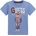 GUESS Тениска с къс ръкав за мини момче в син цвят с мече и надпис Guess
