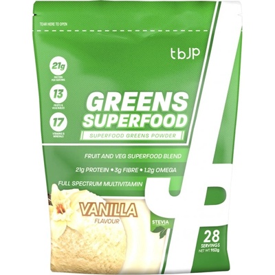 Trained by JP Superfood Greens Powder [952 грама] Ванилия