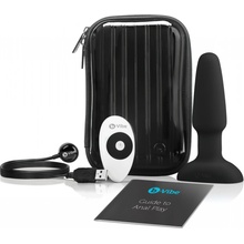 b-Vibe rotačný análny vibrátor s perličkami, nabíjateľný čierny