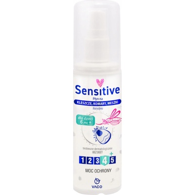 Vaco Sensitive Tekutina na kliešte komáre a memory Ikardyna 10% od 6 mesiacov 80 ml