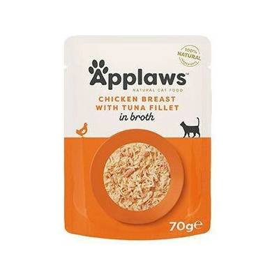 Applaws Cat kapsa Adult Broth kuřecí prsa s tuňákem 70 g