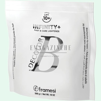 Framesi Italy Framesi Обезпрашена изсветляваща пудра до 10 + тона 500 гр. Decolor B Infinity+ Lightener Powder (04316723)