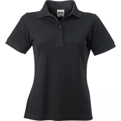 JAMES & NICHOLSON Workwear Polo JN829 Černá