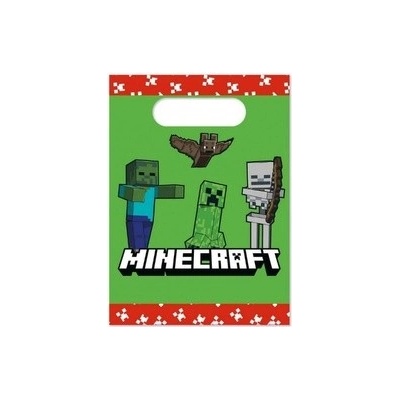 Procos Darčeková party taška - Minecraft 4 ks