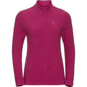 ODLO Дамски поларен пуловер Odlo Women's Midlayer 1/2 Zip Roy Fleece jumper - Festival Fuchsia / Raspberry Fudge (105-2906-0712)