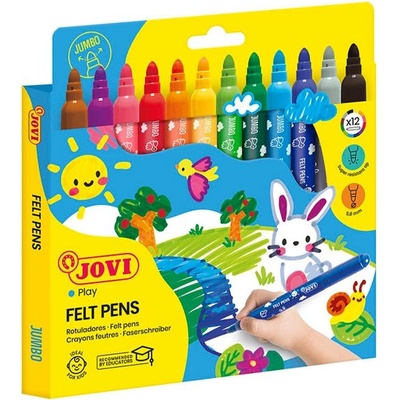 JOVI fixy hrubé MAXI 12 ks