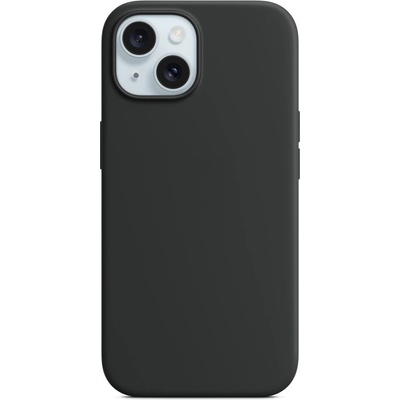 engaroGuard iPhone 15 Plus Silicone Case s MagSafe - Black design (čierny)