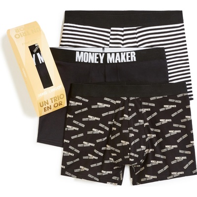 Celio Подаръчен пакет боксерки "Златна тухла", 3 бр. Celio | Cheren | МЪЖЕ | S