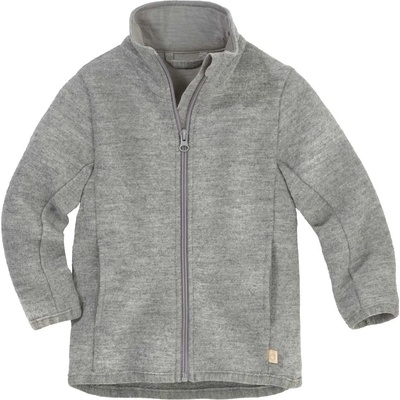 disana Детско вълнено яке disana Kids' Zip-Up Jacket Merino jacket - Grau - размер 122/128 (EU) (703-5402-0115)