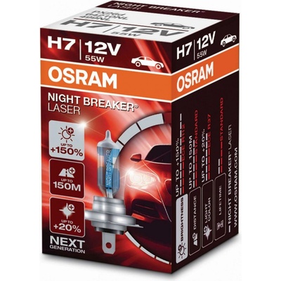 Osram Night Breaker Laser H7 PX26d 12V 55W 64210NL