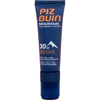 Piz Buin Mountain Suncream SPF30 20 ml + Lipstick 2,3 ml – Sleviste.cz Piz Buin Mountain Suncream SPF30 20 ml + Lipstick 2,3 ml – Sleviste.cz