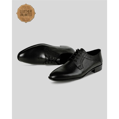 GERARDINO Мъжки обувки от естествена кожа - Черни 2007 (1027_Черно)