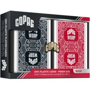 Cartamundi Карти - двоен комплект WSOP Red/Black Cartamundi