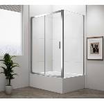 POLYSAN Deep - Душ ъгъл 120x90 см, L/R вариант, прозрачно стъкло/хром MD1216MD3316 (MD1216MD3316)