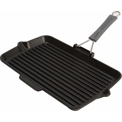 Staub Grilovací pánev ovdélníková, černá, 34 x 21 cm 1003960