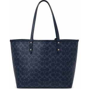 Coach Дамска чанта Coach Reversible City Tote, Нощно синьо (TRIM-5695-BLUE-BLACK)