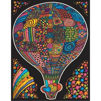 Omaľovánky Colorvelvet Zamatový obrázok Balón