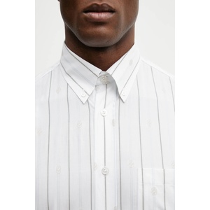 Drôle de Monsieur Памучна риза Chemise Rayée Monogramme (J.SH240.CO185.OW)