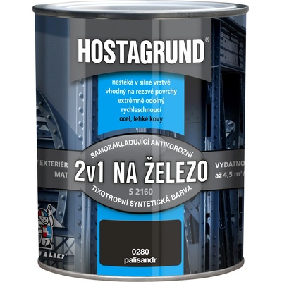 HOSTAGRUND S2160, 0280 palisander 2v1 na železo 0,6L