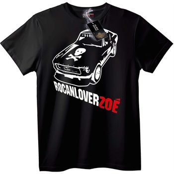 NOONEBRAND Тениска RocanLover Zoe с Кола и Череп - 2XL, White