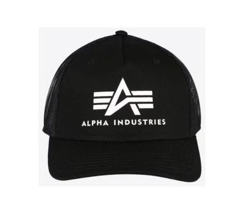 Alpha Industries Basic Trucker Cap black čierna