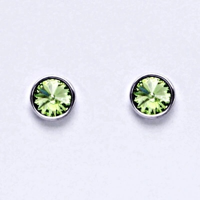 Čištín na šroubek se Swarovski peridot krystalem NŠ 1336 5796