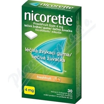 Nicorette Freshfruit Gum 4 mg gum.med.30 x 4 mg