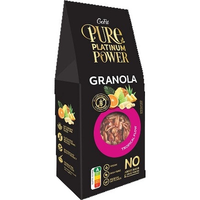 Avena GoFit GoFit granola bez přidaného cukru tropické ovoce 225 g