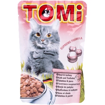 TOMI Cat Veal and Turkey пауч за котка - 2кг