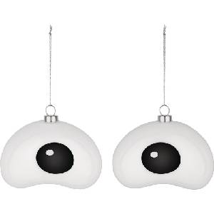 Alessi Nick, коледни топки очи, 2 бр (PLA01SET2)