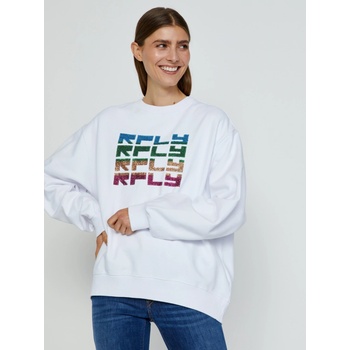 Replay dámská mikina s nápisem bílá